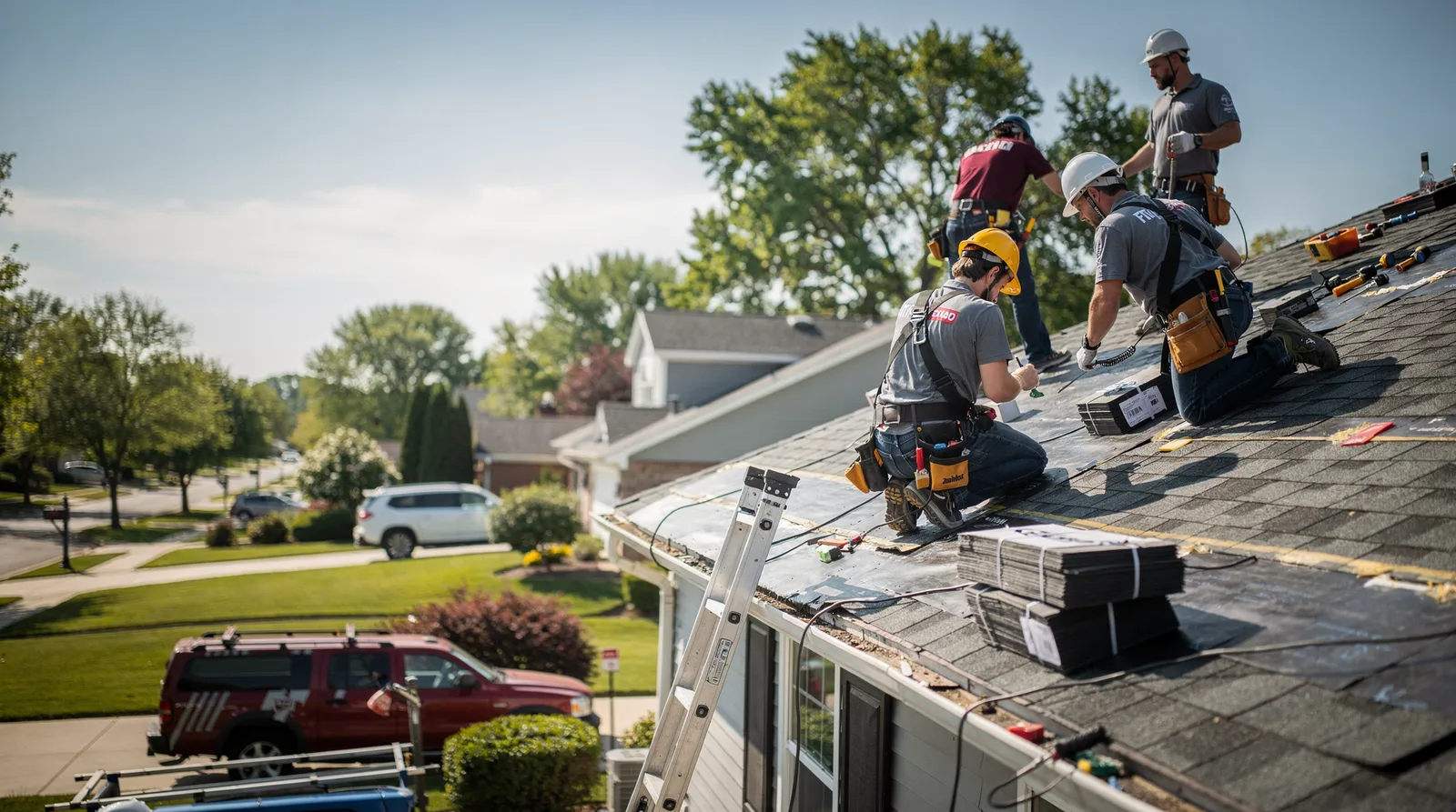 Roof Repair in Barrington, IL around you